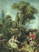 Jean Honore Fragonard The Meeting oil painting reproduction